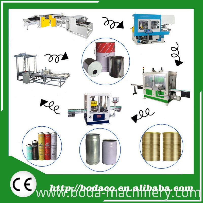 CE Certificated Tin Can Making line